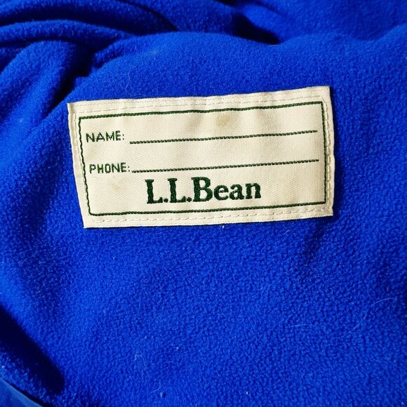 L.L.Bean Jacket Boy's size M (10-12) blue colour with reflective fleece lining - Picture 13 of 16